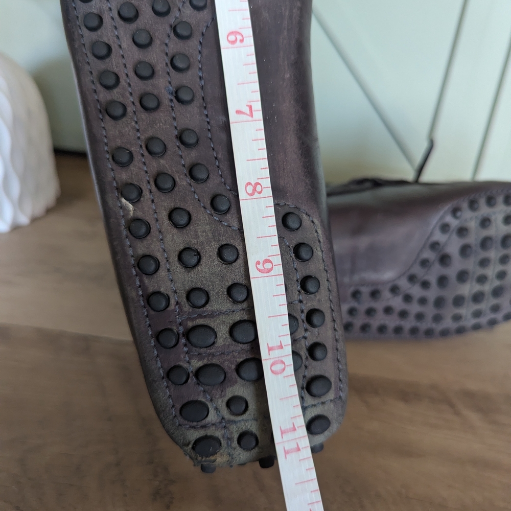 Tod's Dark Brown Leather Driving Loafers - Picture 11 of 12